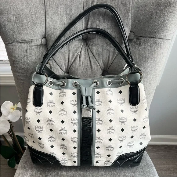 MCM | Bags | Authentic Mcm Large Drawstring Tote Euc | Poshmark display picture 1